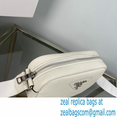 Prada leather shoulder Bag 1BH182 White 2023