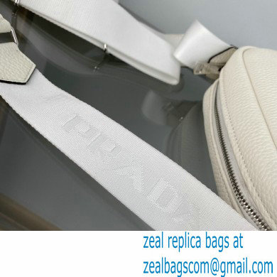 Prada leather shoulder Bag 1BH182 White 2023