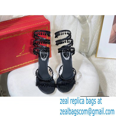 Rene Caovilla Heel 9.5cm Chandelier Crystal Jewel Sandals 01 - Click Image to Close