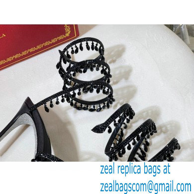 Rene Caovilla Heel 9.5cm Chandelier Crystal Jewel Sandals 01