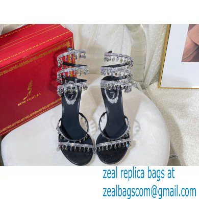 Rene Caovilla Heel 9.5cm Chandelier Crystal Jewel Sandals 02 - Click Image to Close
