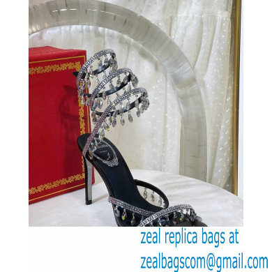 Rene Caovilla Heel 9.5cm Chandelier Crystal Jewel Sandals 02