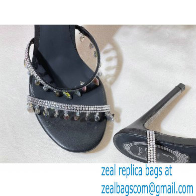 Rene Caovilla Heel 9.5cm Chandelier Crystal Jewel Sandals 02