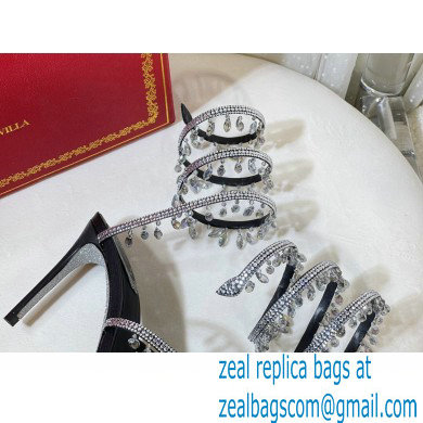 Rene Caovilla Heel 9.5cm Chandelier Crystal Jewel Sandals 02