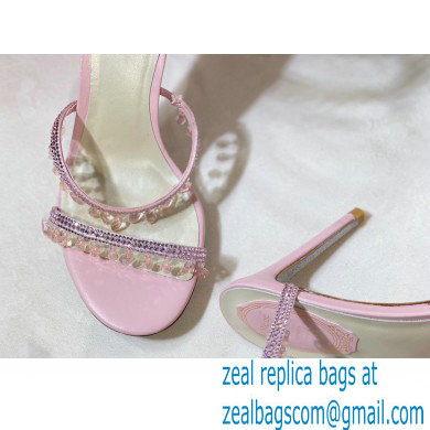 Rene Caovilla Heel 9.5cm Chandelier Crystal Jewel Sandals 03 - Click Image to Close