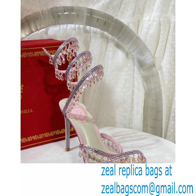 Rene Caovilla Heel 9.5cm Chandelier Crystal Jewel Sandals 03
