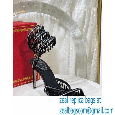 Rene Caovilla Heel 9.5cm Chandelier Crystal Jewel Sandals 06 - Click Image to Close