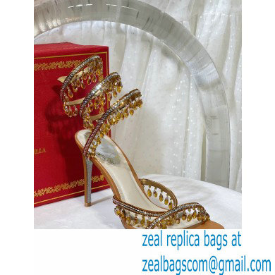 Rene Caovilla Heel 9.5cm Chandelier Crystal Jewel Sandals 07