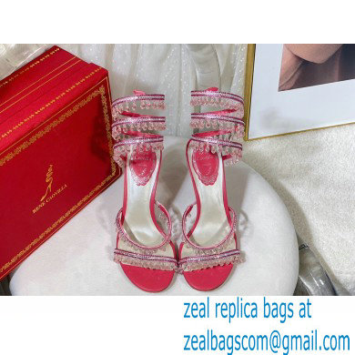 Rene Caovilla Heel 9.5cm Chandelier Crystal Jewel Sandals 08 - Click Image to Close