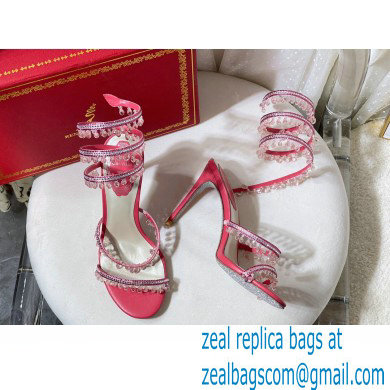 Rene Caovilla Heel 9.5cm Chandelier Crystal Jewel Sandals 08 - Click Image to Close