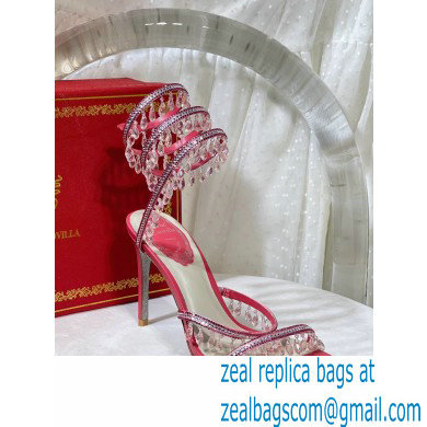 Rene Caovilla Heel 9.5cm Chandelier Crystal Jewel Sandals 08