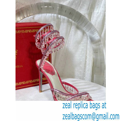 Rene Caovilla Heel 9.5cm Chandelier Crystal Jewel Sandals 08 - Click Image to Close