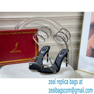 Rene Caovilla Heel 9.5cm MARGOT Jewel Sandals 02 - Click Image to Close