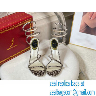 Rene Caovilla Heel 9.5cm MARGOT Jewel Sandals 04 - Click Image to Close