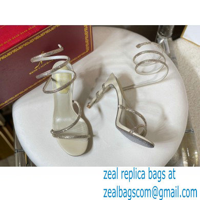 Rene Caovilla Heel 9.5cm MARGOT Jewel Sandals 05 - Click Image to Close