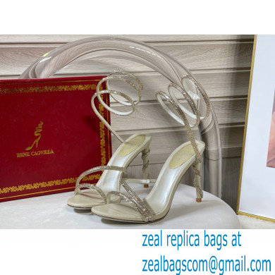 Rene Caovilla Heel 9.5cm MARGOT Jewel Sandals 05 - Click Image to Close
