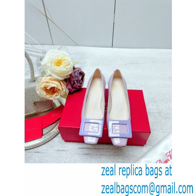 Roger Vivier Patent Leather Belle Vivier Pumps PURPLE 2023