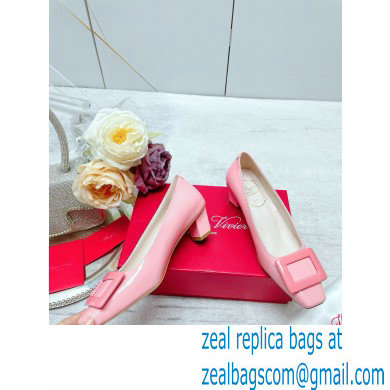 Roger Vivier Patent Leather Belle Vivier Pumps pink 2023