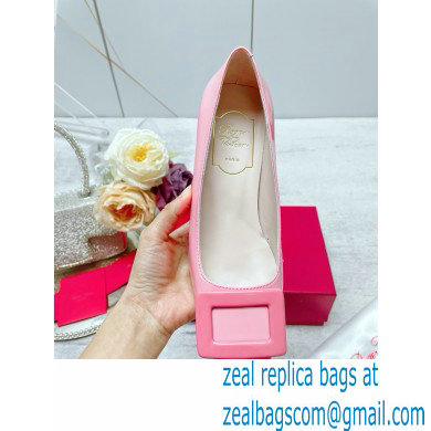 Roger Vivier Patent Leather Belle Vivier Pumps pink 2023 - Click Image to Close