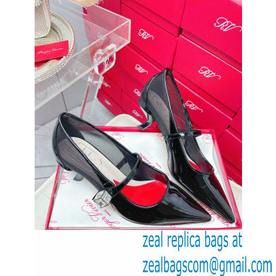 Roger Vivier Virgule Babies Pumps in Patent Leather black 2023 - Click Image to Close