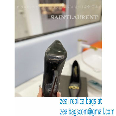 Saint Laurent Heel 10.5cm Severine Pumps Black - Click Image to Close