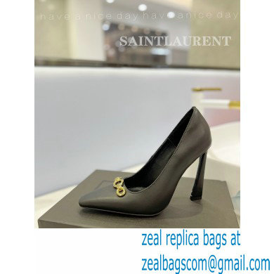 Saint Laurent Heel 10.5cm Severine Pumps Black