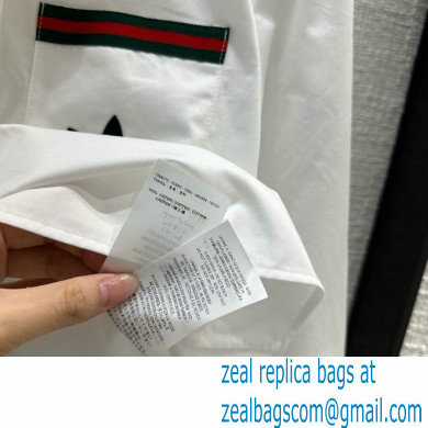 adidas x Gucci Shirt White 2023 - Click Image to Close