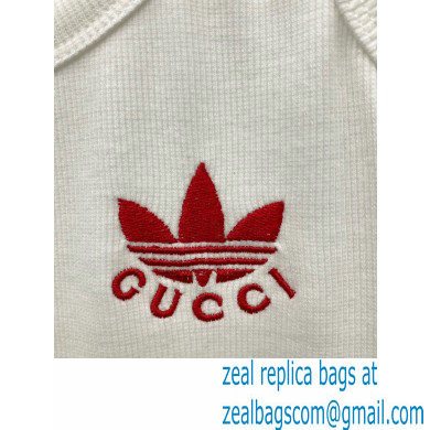 adidas x Gucci cotton tank top WHITE 714865 2023