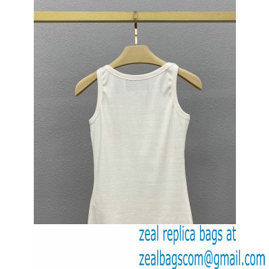 adidas x Gucci cotton tank top WHITE 714865 2023 - Click Image to Close