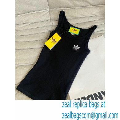 adidas x Gucci cotton tank top black 714865 2023 - Click Image to Close