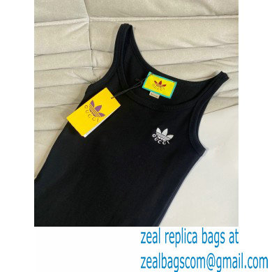 adidas x Gucci cotton tank top black 714865 2023