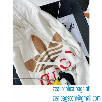 adidas x Gucci cropped sweatshirt OFF WHITE 2023