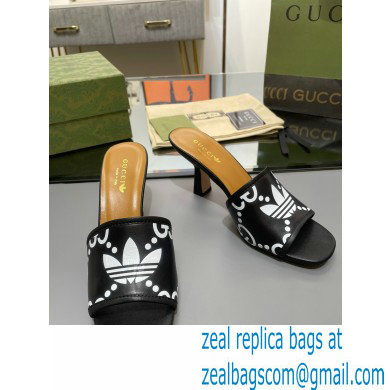 adidas x Gucci women's slide sandal BLACK 2023 - Click Image to Close