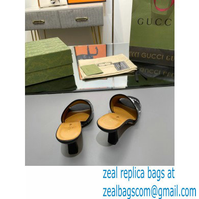 adidas x Gucci women's slide sandal BLACK 2023 - Click Image to Close