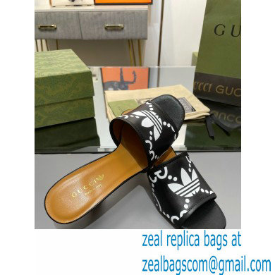 adidas x Gucci women's slide sandal BLACK 2023