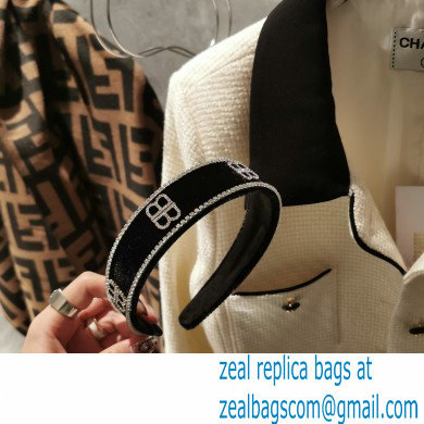 balenciaga crystals headband black 2023 - Click Image to Close