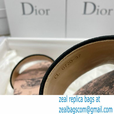 dior Hazelnut Embroidered Cotton and Toile de Jouy Motif dway Slide 2023