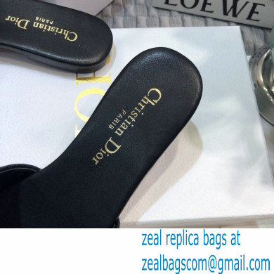 dior deep blue Embroidered Cotton Dway Slide 2023