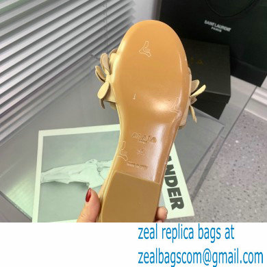Alaia Bombe Confetti suede leather sandals nude 2023