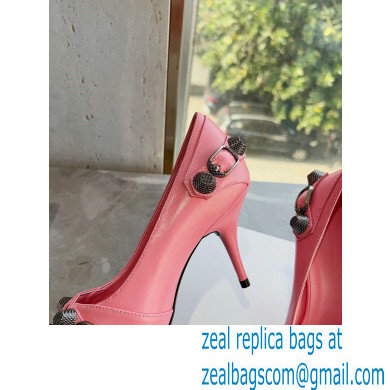 Balenciaga Heel 9cm Cagole Pumps in Arena lambskin Pink 2023 - Click Image to Close