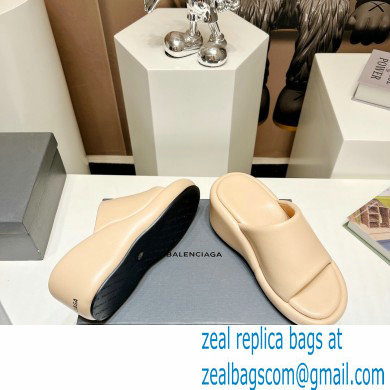 Balenciaga Rise wedge sandals Beige 2023 - Click Image to Close