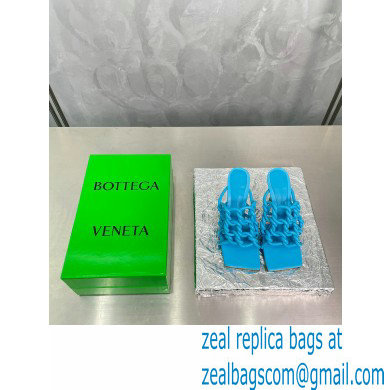 Bottega Veneta Stretch Twist Mules Blue 2023 - Click Image to Close