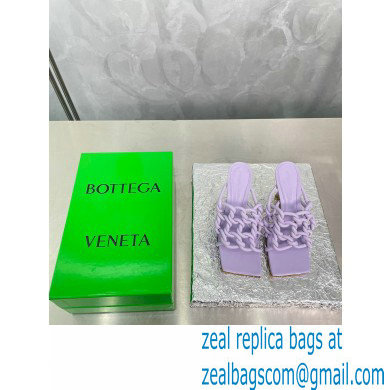 Bottega Veneta Stretch Twist Mules Lilac 2023 - Click Image to Close