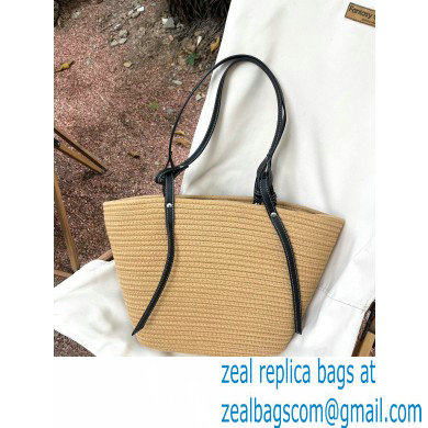 CELINE raffia TRIOMPHE shopping tote bag APRICOT 2023