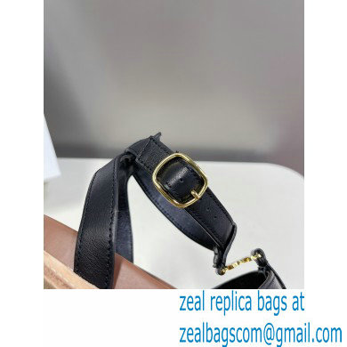 Celine TRIOMPHE Sandals In Calfskin Black 2023