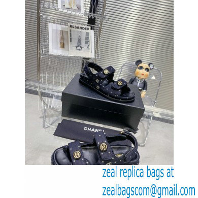 Chanel CC Logo Beach Sandals G35927 23 2023