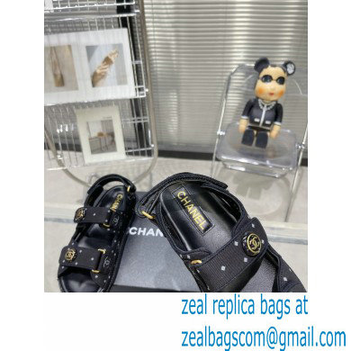Chanel CC Logo Beach Sandals G35927 24 2023