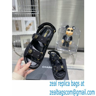 Chanel CC Logo Beach Sandals G35927 24 2023