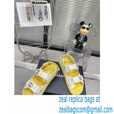 Chanel CC Logo Beach Sandals G35927 25 2023