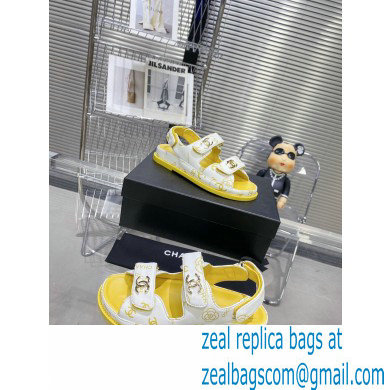 Chanel CC Logo Beach Sandals G35927 25 2023